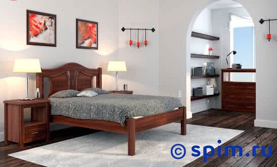 Кровать DreamLine Авиньон 150х190 см Кровать DreamLine Авиньон 150х190 смКровати DreamLine<br>Материал: каркас из массива бука, основание с гнутыми березовыми ламелями. Размеры спального места (ширина х длина), см: 140х190/195/200, 150х190/195/200, 160х190/195/200, 180х190/195/200, 200х190/195/200. *Матрас в стоимость кровати не входит. Размер ДримЛайн Avinon двуспальный: 150 x 190 см<br><br>Ширина см: 150<br>Длина см: 190