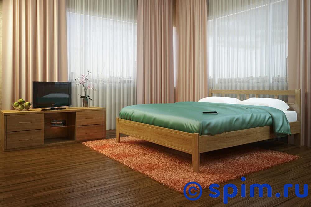 Кровать DreamLine Лагуна 1 180х200 см Кровать DreamLine Лагуна 1 180х200 смКровати DreamLine<br>Материал: каркас из массива бука, основание с гнутыми березовыми ламелями. Размеры спального места (ширина х длина), см: 90х190/195/200, 120x190/195/200, 140х190/195/200, 160х190/195/200, 180х190/195/200, 200х190/195/200. *Матрас и тумба в стоимость кровати не входят. Размер ДримЛайн Laguna 1 двуспальный: 180 x 200 см<br><br>Ширина см: 180<br>Длина см: 200