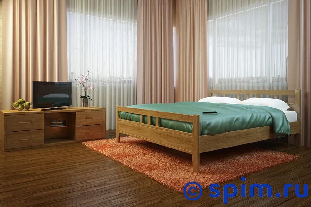 Кровать DreamLine Лагуна 150х190 см Кровать DreamLine Лагуна 150х190 смКровати DreamLine<br>Материал: каркас из массива бука, основание с гнутыми березовыми ламелями. Размеры спального места (ширина х длина), см: 90х190/195/200, 120x190/195/200, 140х190/195/200, 160х190/195/200, 180х190/195/200, 200х190/195/200. *Матрас и тумба в стоимость кровати не входят. Размер ДримЛайн Laguna двуспальный: 150 x 190 см<br><br>Ширина см: 150<br>Длина см: 190