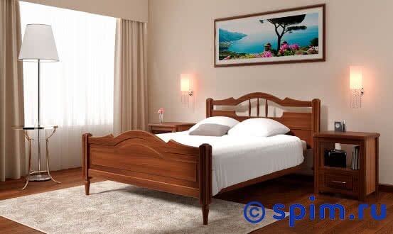 Кровать DreamLine Луиза 180х190 см Кровать DreamLine Луиза 180х190 смКровати DreamLine<br>Материал: каркас из массива бука, основание с гнутыми березовыми ламелями. Размеры спального места (ширина х длина), см: 90х190/195/200, 120x190/195/200, 140х190/195/200, 160х190/195/200, 180х190/195/200, 200х190/195/200. *Матрас и тумбы в стоимость кровати не входят. Размер ДримЛайн Luiza двуспальный: 180 x 190 см<br><br>Ширина см: 180<br>Длина см: 190
