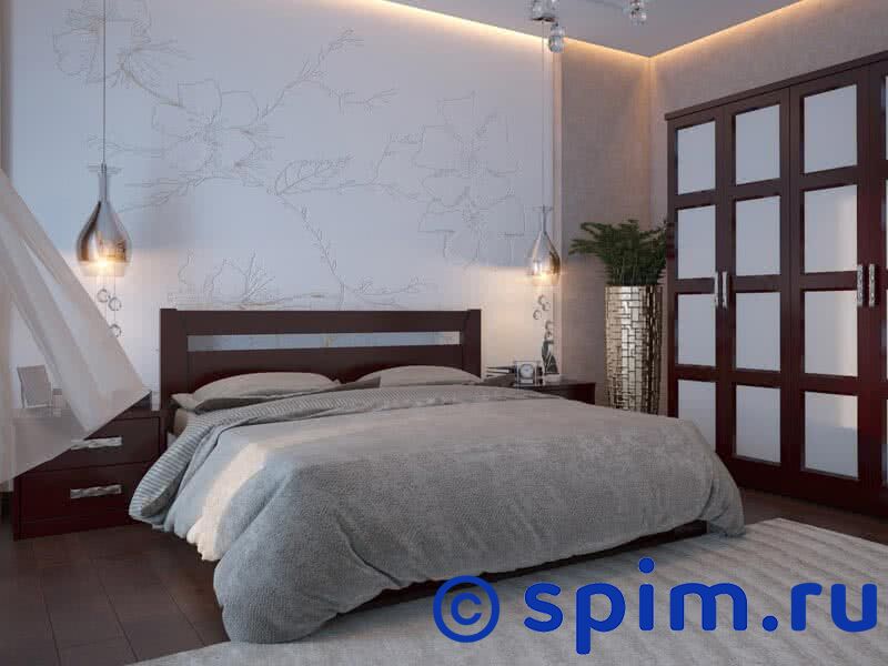 Кровать DreamLine Парма 150х200 см Кровать DreamLine Парма 150х200 смКровати DreamLine<br>Материал: каркас из массива бука, основание с гнутыми березовыми ламелями. Спинка и изножье - высокие. Размеры спального места (ширина х длина), см: 90х190/195/200, 120x190/195/200, 140х190/195/200, 150х190/195/200, 160х190/195/200, 180х190/195/200, 200х190/195/200. *Матрас и тумбы в стоимость кровати не входят. Размер ДримЛайн Parma двуспальный: 150 x 200 см<br><br>Ширина см: 150<br>Длина см: 200