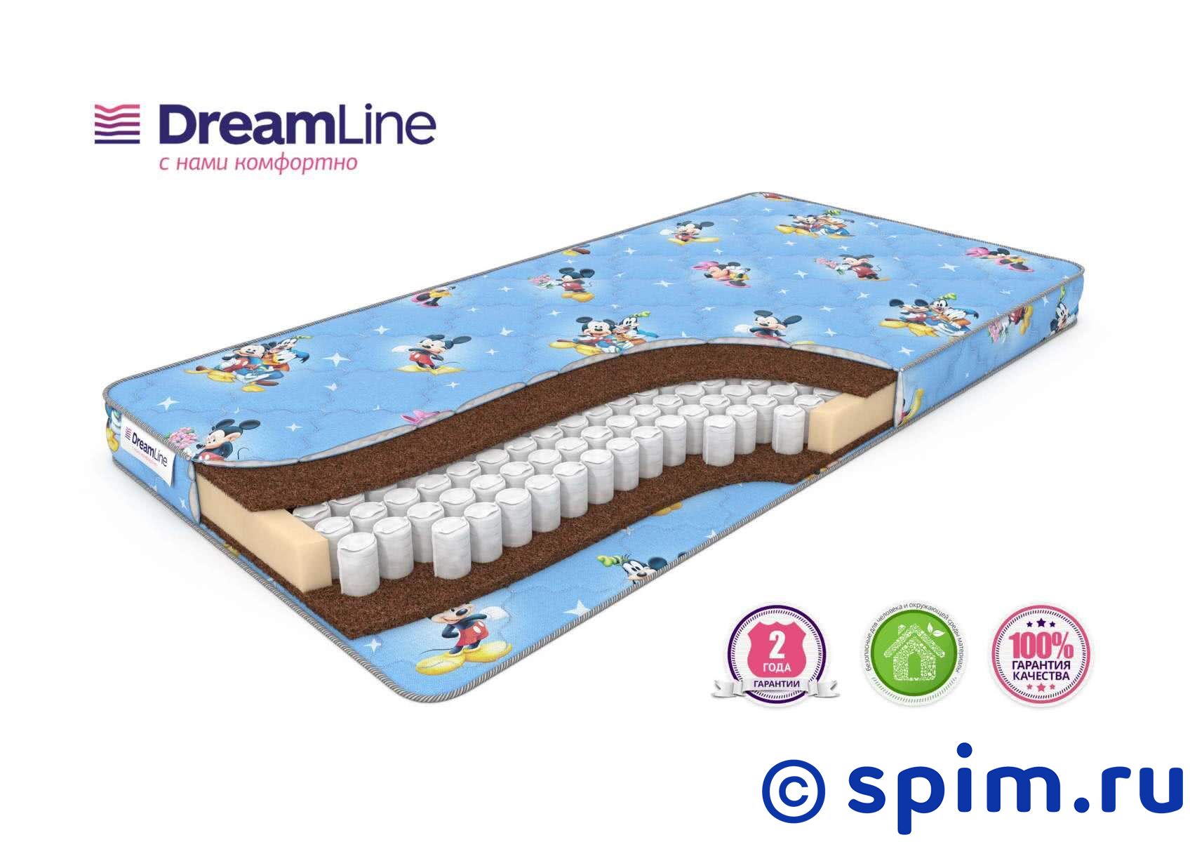 Детский матрас DreamLine Baby Dream Tfk 70х140 см Детский матрас DreamLine Baby Dream Tfk 70х140 смДетские матрасы DreamLine<br>Умеренно-жесткий матрас на независимых пружинах TFK (256 шт/м2), с прослойками кокосовой койры. Съемный чехол из поликотона. Высота: 13 см. Размер ДримЛайн Бэби Дрим Тфк детский: 70 x 140 см<br><br>Ширина см: 70<br>Длина см: 140
