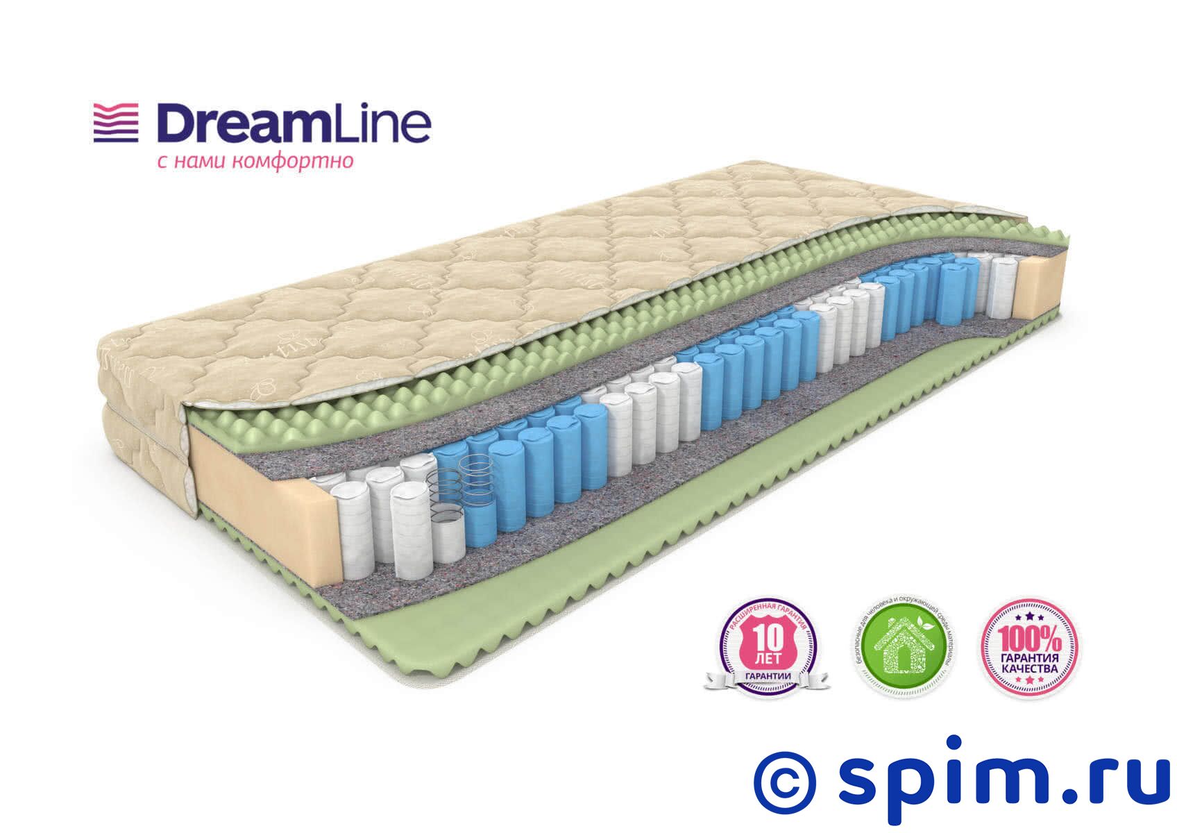 Матрас DreamLine Ergo Smart Zone 150х190 см от spim.ru Матрас DreamLine Ergo Smart Zone 150х190 см от spim.ru
