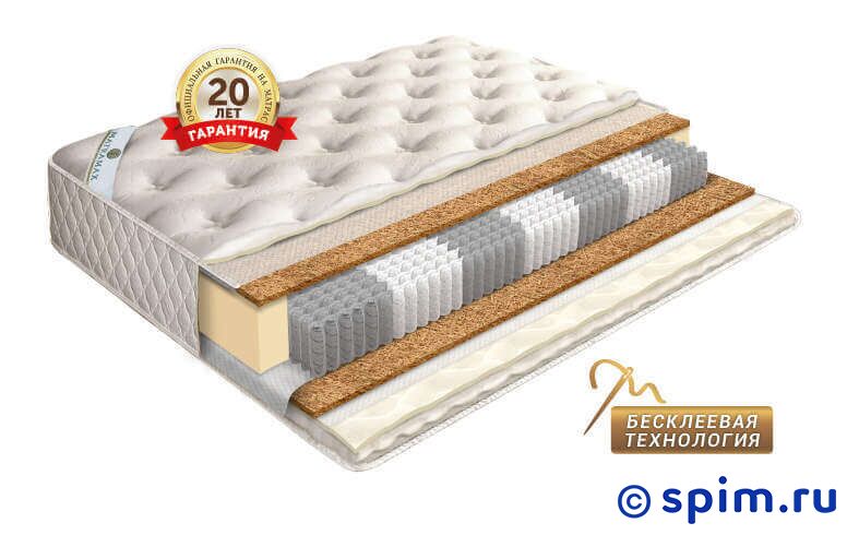 Матрас Matramax Флоренти К2 90х190 см Матрас Matramax Флоренти К2 90х190 смМатрасы Matramax Standart<br>Бесклеевая технология Пружины: независимые, 330 шт/м2 Кокос Несъемный чехол: стрейч-котон Жесткость: выше средней Высота: 23 см Нагрузка: до 165 кг Размер Матрамакс Florenti односпальный: 90 x 190 см<br><br>Ширина см: 90<br>Длина см: 190