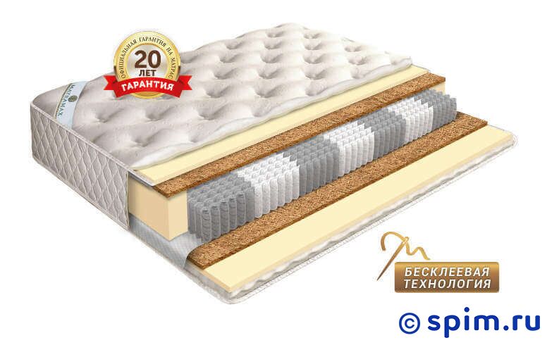 Матрас Matramax Флоренти К2Л2 140х200 см Матрас Matramax Флоренти К2Л2 140х200 смМатрасы Matramax Standart<br>Бесклеевая технология Пружины: независимые, 330 шт/м2 Натуральный латекс + Кокос Несъемный чехол: стрейч-котон Жесткость: средняя Высота: 25 см Нагрузка: до 165 кг Размер Матрамакс Florenti двуспальный: 140 x 200 см<br><br>Ширина см: 140<br>Длина см: 200