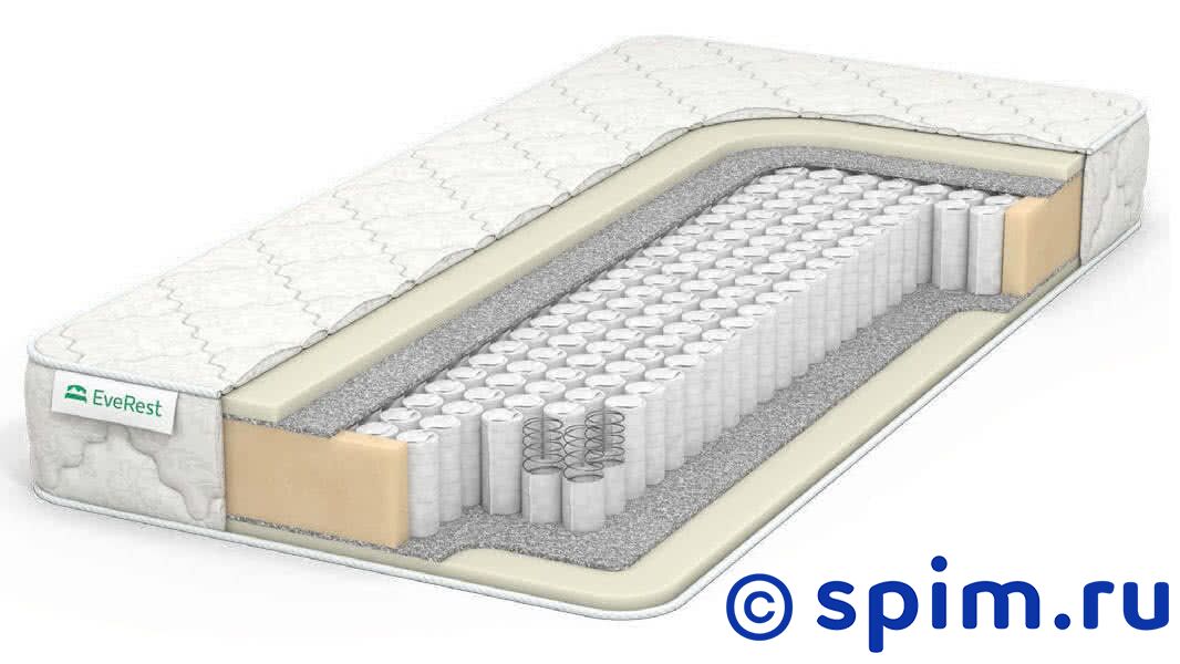 Матрас EveRest Рестфом 15 Tfk 90х195 см Матрас EveRest Рестфом 15 Tfk 90х195 смМатрасы EveRest Soft<br>Умеренно-мягкий матрас на основе блока независимых пружин (250 шт/м2) со слоями Ппу (1,5 см) с обеих сторон. Чехол из хлопкового жаккарда. Нагрузка, кг: до 110. Высота, см: 19-20. Размер ЭвеРест Restfom Тфк односпальный: 90 x 195 см<br><br>Ширина см: 90<br>Длина см: 195