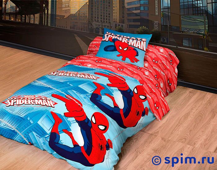 Комплект Spiderman 2 Нордтекс Комплект Spiderman 2 НордтексДетское постельное белье Нордтекс<br>Материал: 100% хлопок, бязь люкс. Плотность, г/м2: 120.<br>
