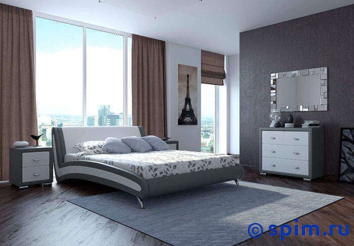 Кровать Орматек Corso-2 (серый, зеленый) 180х190 см Кровать Орматек Corso-2 (серый, зеленый) 180х190 смКровати Орматек<br>Материал: рама - Мдф, обивка – экокожа класса Люкс, ножки – хром. Размер Корсо-2 Ormatek двуспальный: 180 x 190 см<br><br>Ширина см: 180<br>Длина см: 190