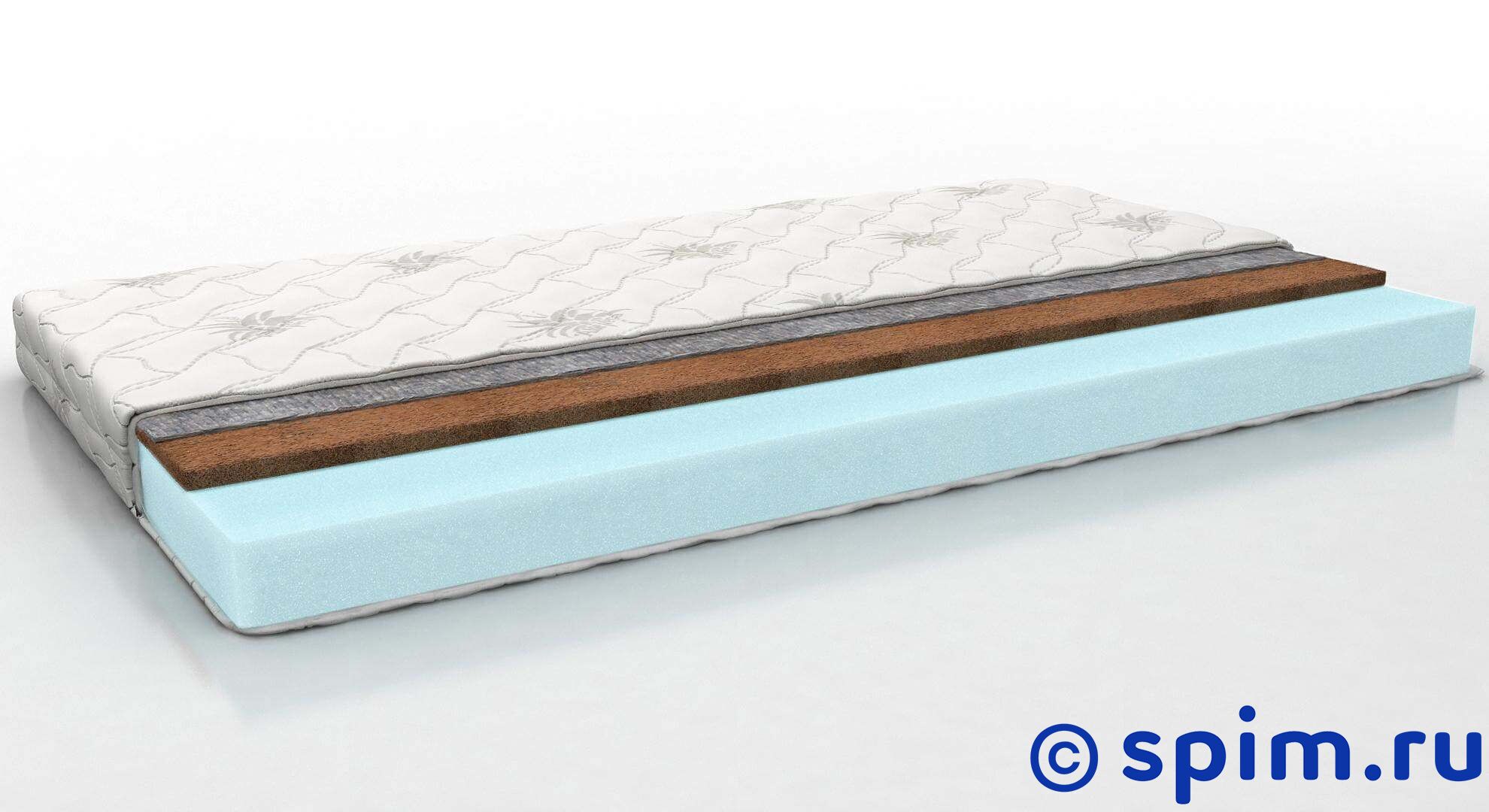 Матрас Perrino Дэйл 80х160 см Матрас Perrino Дэйл 80х160 смДетские матрасы Perrino<br>Разносторонний матрас на основе блока Эрголатекса, с прослойкой кокосовой койры с одной стороны. Съемный трикотажный чехол. Нагрузка: до 50 кг. Высота: 12 см. Размер Перрино Deil односпальный: 80 x 160 см<br><br>Ширина см: 80<br>Длина см: 160<br>Линейка: Kids