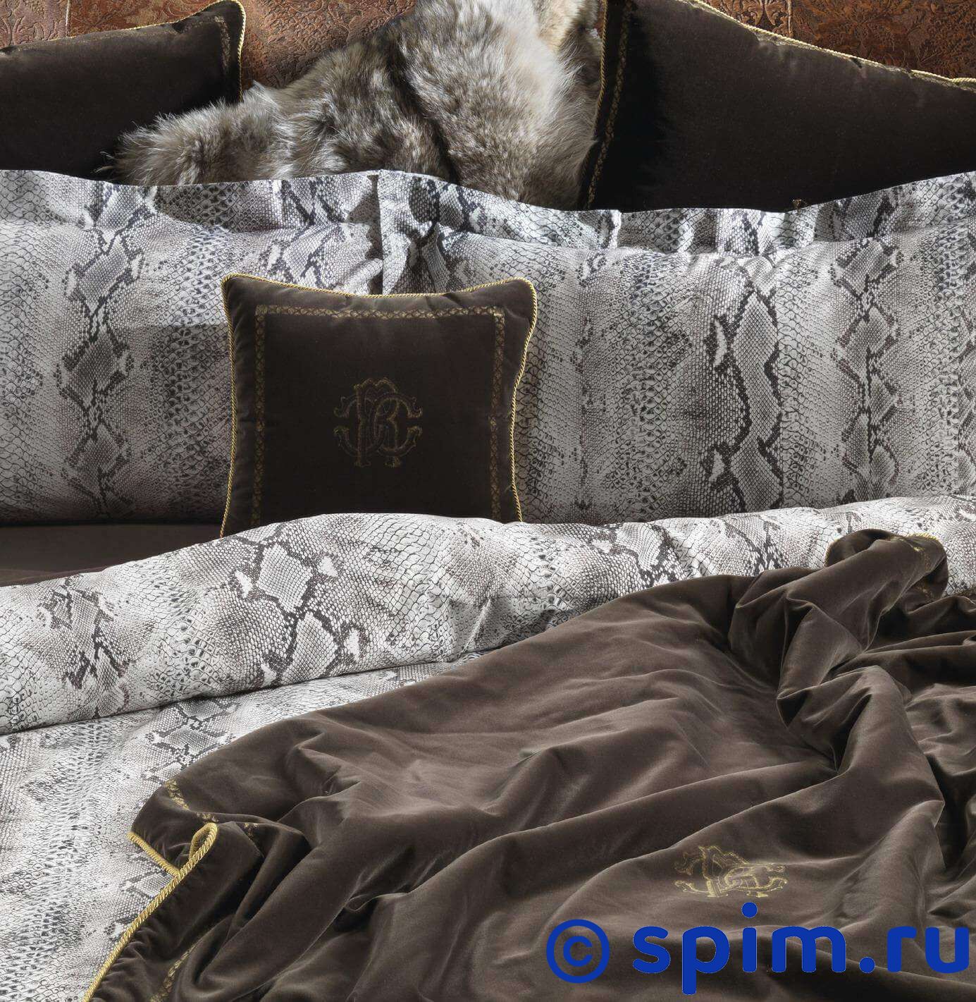 Комплект Roberto Cavalli Grace Комплект Roberto Cavalli GraceПостельное белье Roberto Cavalli<br>Материал: 100% хлопок, сатин. Плотность, г/м2: 300.<br>