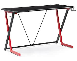Компьютерный стол Woodville Kolman Black/Red