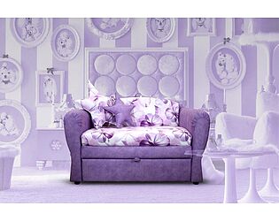 Детский минидиван Малина Canvas Pelle violet (сиренев.)