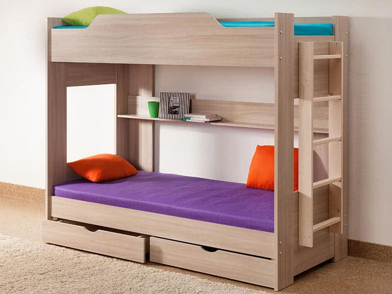Купить кровать Боровичи-мебель двухярусная с ящиками