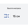Матрас Luntek HR Support 15 — В рулоне — Максимальный вес одного пользователя: 90 кг.