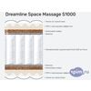 Схема состава матраса DreamLine Space Massage S1000 в разрезе
