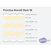 Схема состава матраса Promtex Monolit Mark 18 в разрезе