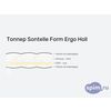 Схема состава матраса Sontelle Form Ergo Holl в разрезе