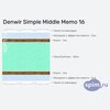 ����� ������� ������� Denwir Simple Middle Memo 16 � �������
