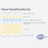 Схема состава матраса Clever CloudFlex Mix Lite в разрезе
