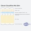 Схема состава матраса Clever CloudFlex Mix Slim в разрезе