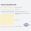 Схема состава матраса Clever CloudFlex Mix в разрезе