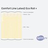 Схема состава матраса Comfort Line Latex2 Eco Roll + в разрезе