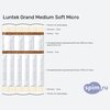 Схема состава матраса Luntek Medium Soft Micro в разрезе