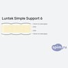 Схема состава матраса Luntek Simple Support 6 в разрезе