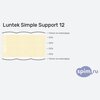 Схема состава матраса Luntek Simple Support 12 в разрезе