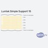 Схема состава матраса Luntek Simple Support 15 в разрезе