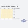 Схема состава матраса Luntek Simple Support 18 в разрезе