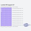 Схема состава матраса Luntek HR Support 27 в разрезе