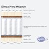 Схема состава матраса Dimax Мега Медиум в разрезе