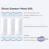 Схема состава матраса Dimax Элемент Мемо 500 в разрезе