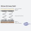 Схема состава матраса Dimax Оптима Лайт в разрезе