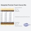 ����� ������� ������� Sleeptek Premier Foam Cocos Mix � �������