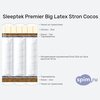 ����� ������� ������� Sleeptek Premier Big Latex Stron Cocos � �������