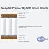 ����� ������� ������� Sleeptek Premier Big Soft Cocos Double � �������