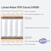 Схема состава матраса Lonax Relax ППУ Cocos S1000 в разрезе