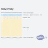 Схема состава матраса Clever Sky в разрезе