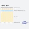 Схема состава матраса Clever Wing в разрезе