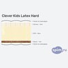 Схема состава матраса Clever Kids Latex Hard в разрезе