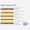 ����� ������� ������� Alitte Thomas H-17-K � �������