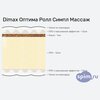Схема состава матраса Dimax Оптима Ролл Симпл Массаж в разрезе