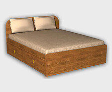 Купите недорогие кровати бук, ольха, орех, венге, дуб в интернет-магазине MebHomе.ru.