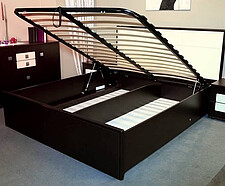 модульная мебель для спальни в стиле минимализм с кожаной отделкой - купить дешево в интернет-магазине MebHomе.ru.