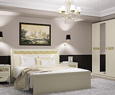 Купите красивую белую спальню с ажурным декором недорого на MebHomе.RU