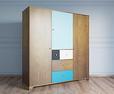 Купите дизайнерскую мебель с цветными фасадами в интернет-магазине MebHomе.ru.