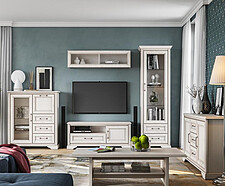 Купите белую мебель в классическом стиле от BRW для гостиной на сайте MebHomе.RU