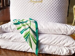Купить одеяло KingSilk Premium всесезонное, белый 220х240